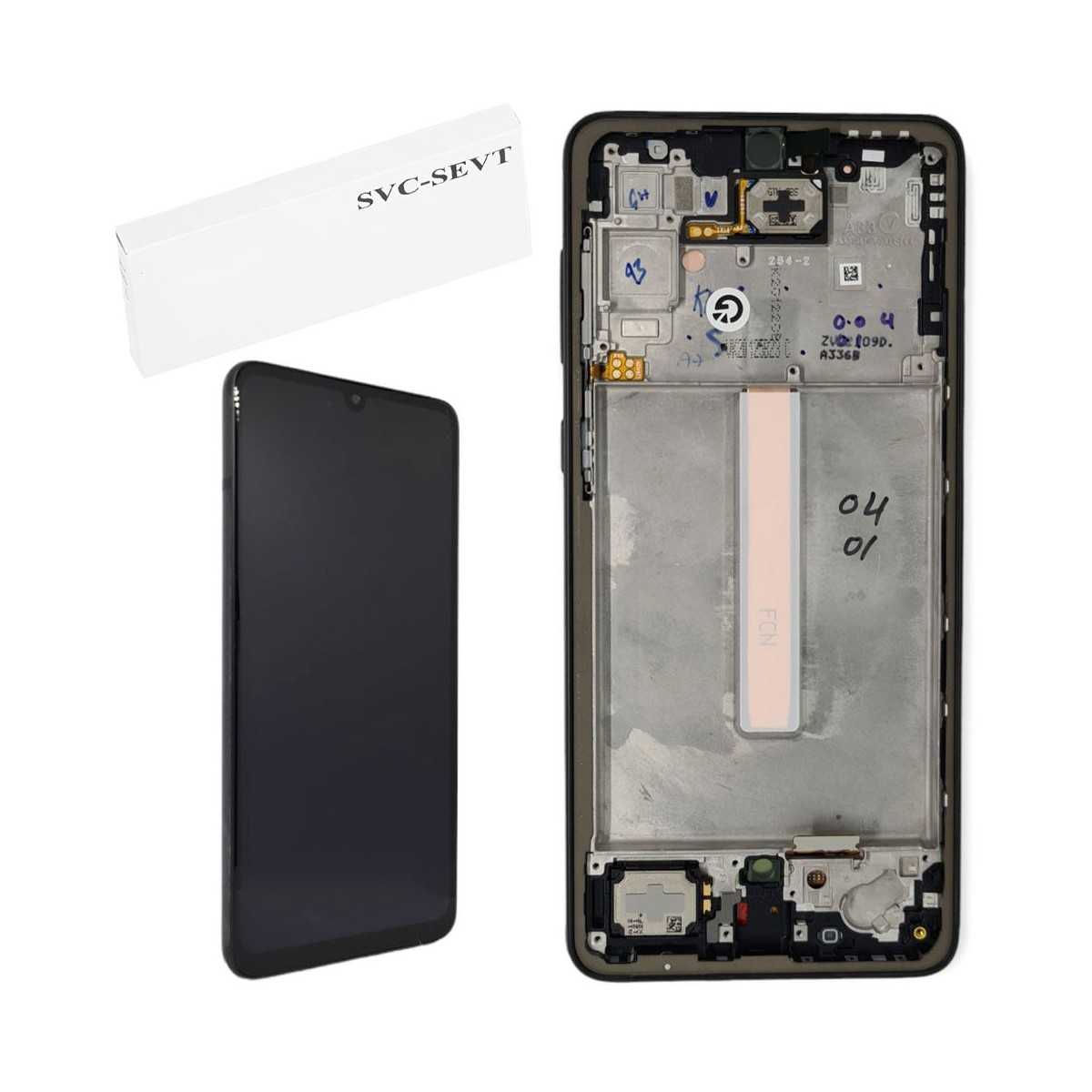 Display Samsung Originale Service Pack con Frame per Galaxy A33 5G