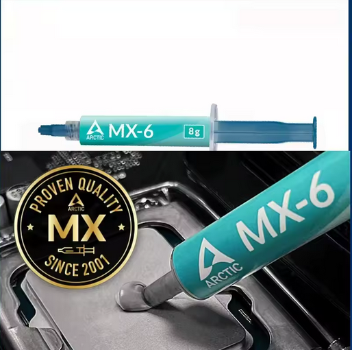 Arctic MX-6 4g Pasta termica originale per CPU GPU PC e notebook
