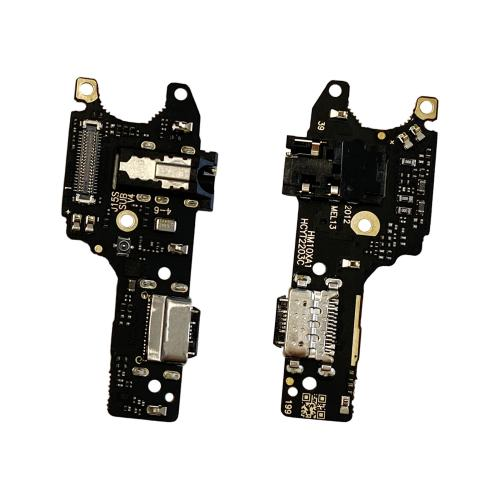 PCB Connettore di Ricarica per Xiaomi Redmi Note 9 / Redmi 10X - Flat Flex Dock Microfono, Pari Originale