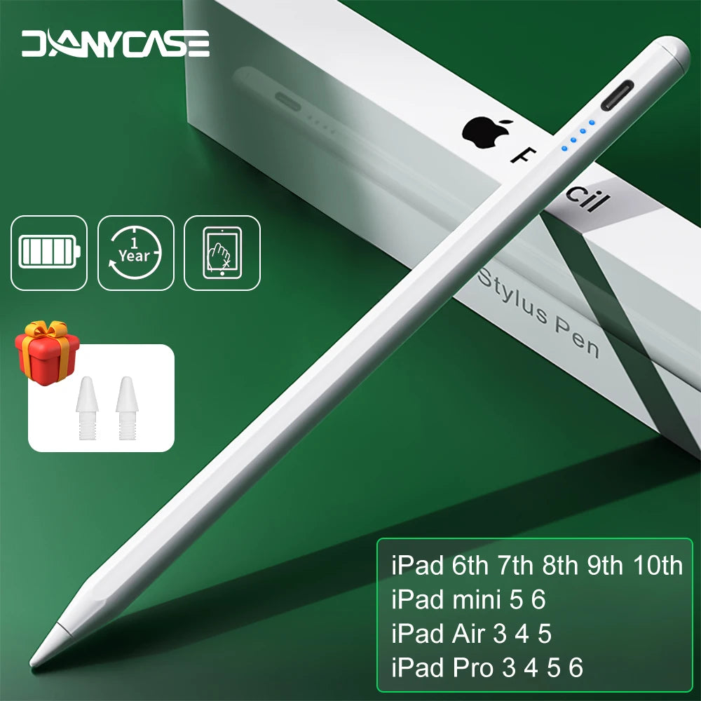 iPad Pencil 2024 Air 6 M2 Pro M4 Stylus Pen con Palm Rejection Tilt - Compatibile con iPad Pro, Air, Mini