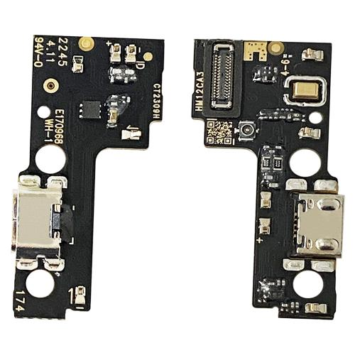 PCB Connettore di Ricarica per Xiaomi Redmi 12C - Flat Flex Dock Jack Microfono, Qualità A+++