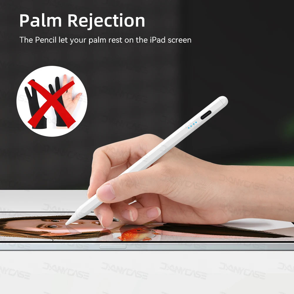 iPad Pencil 2024 Air 6 M2 Pro M4 Stylus Pen con Palm Rejection Tilt - Compatibile con iPad Pro, Air, Mini