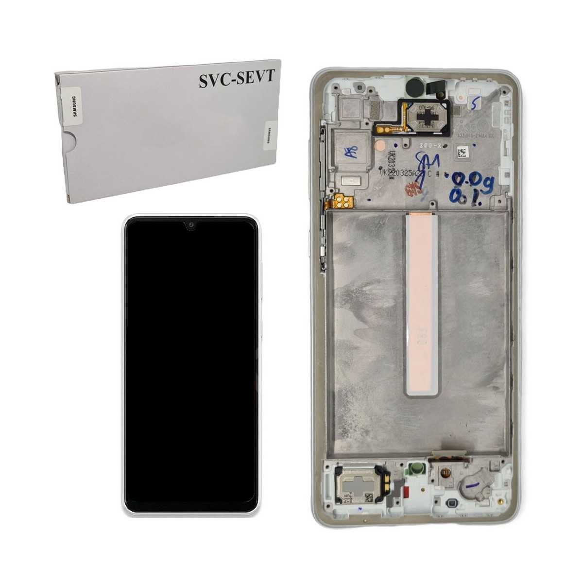Display Samsung Originale Service Pack con Frame per Galaxy A33 5G