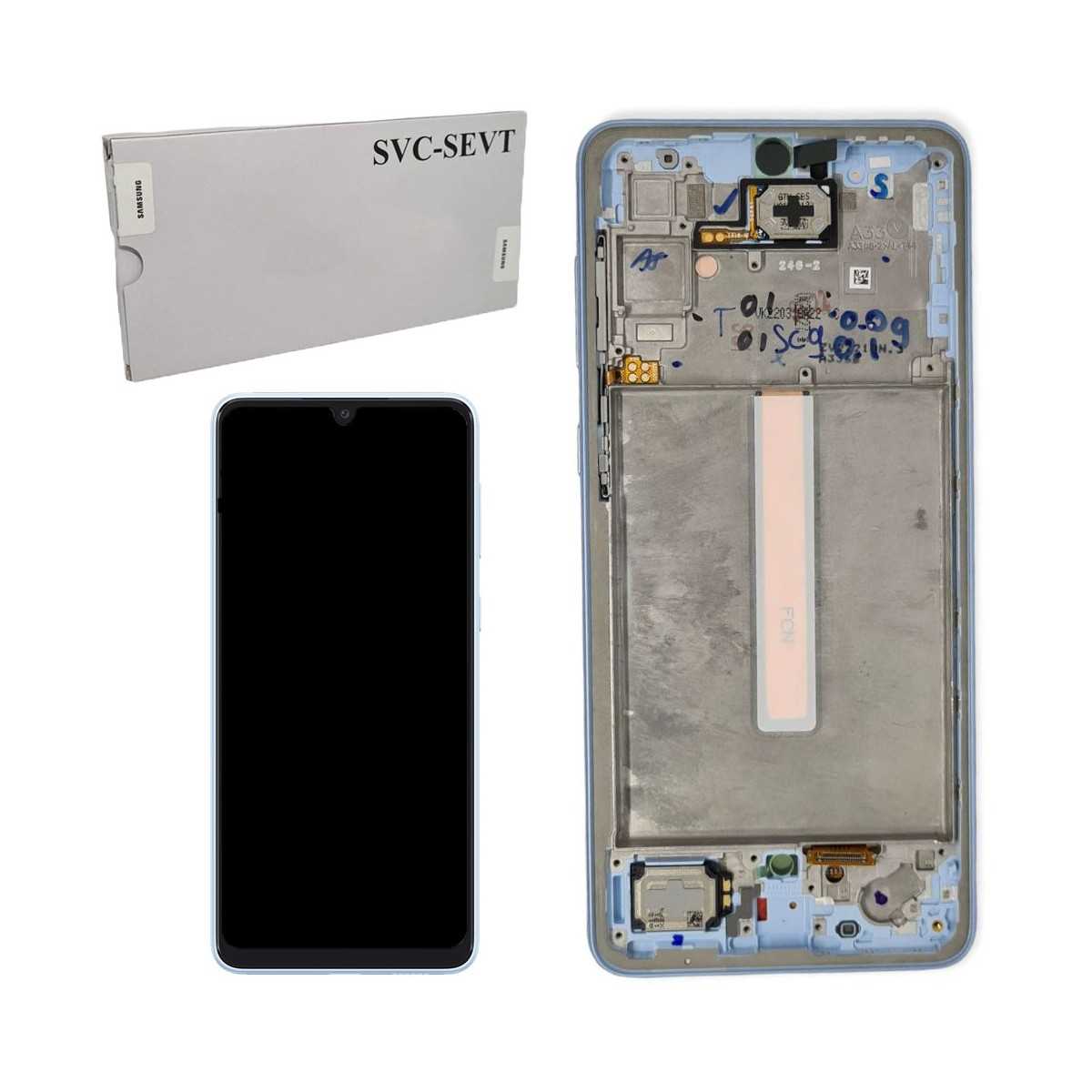 Display Samsung Originale Service Pack con Frame per Galaxy A33 5G