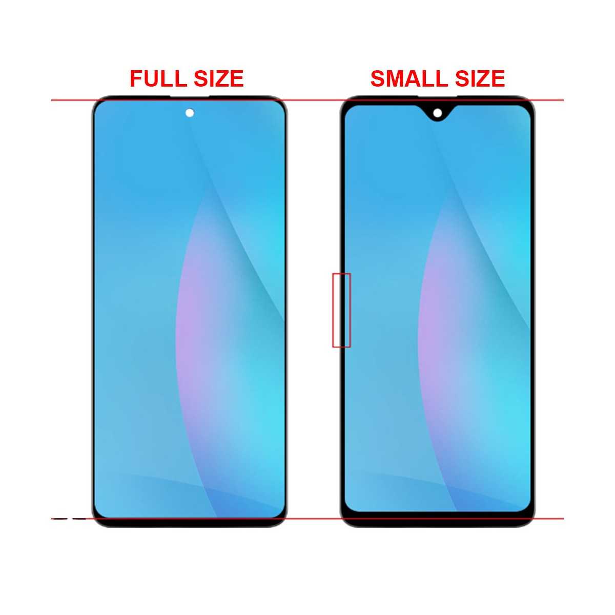 Display LCD OLED + Frame Schermo per Samsung Galaxy A51 4G - SM-A515 - Nero