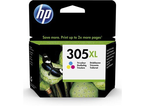 Cartuccia Originale HP 305XL Colori CMY 200 pagine per stampanti ENVY e DeskJet