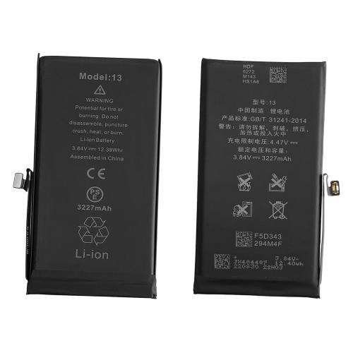 Batteria di Ricambio per iPhone 13 - 3227mAh, Produzione 2025, 0 Cicli, Qualità OEM