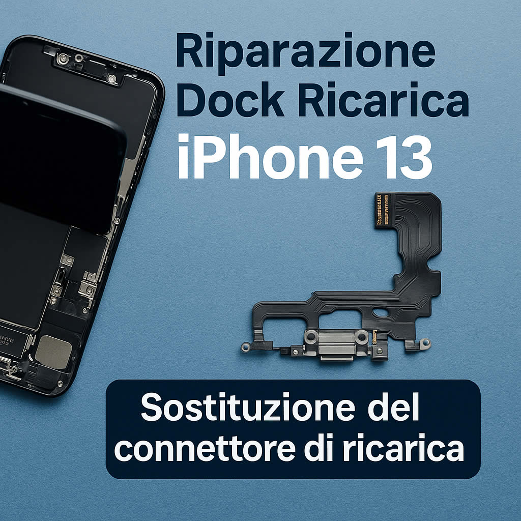 Riparazione Dock Ricarica e Microfono iPhone 13
