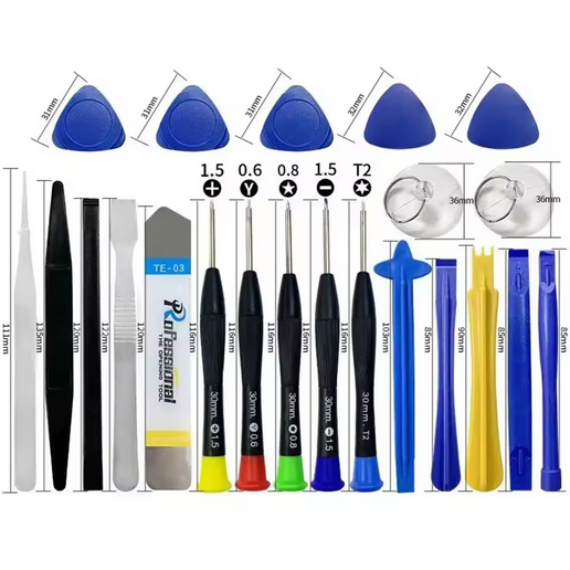 Kit Completo Riparazione con Cacciavite a Y + COLLA B7000 + Separatore Flessibile