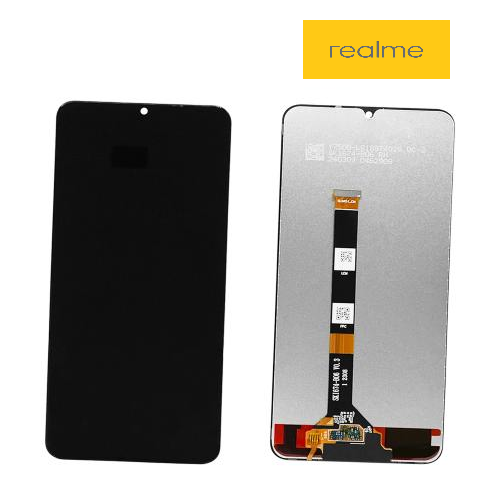 Display originale Service Pack nero compatibile per Realme C51 / C53 / Note 50 / Narzo N53 / Note 60 / Note 60X